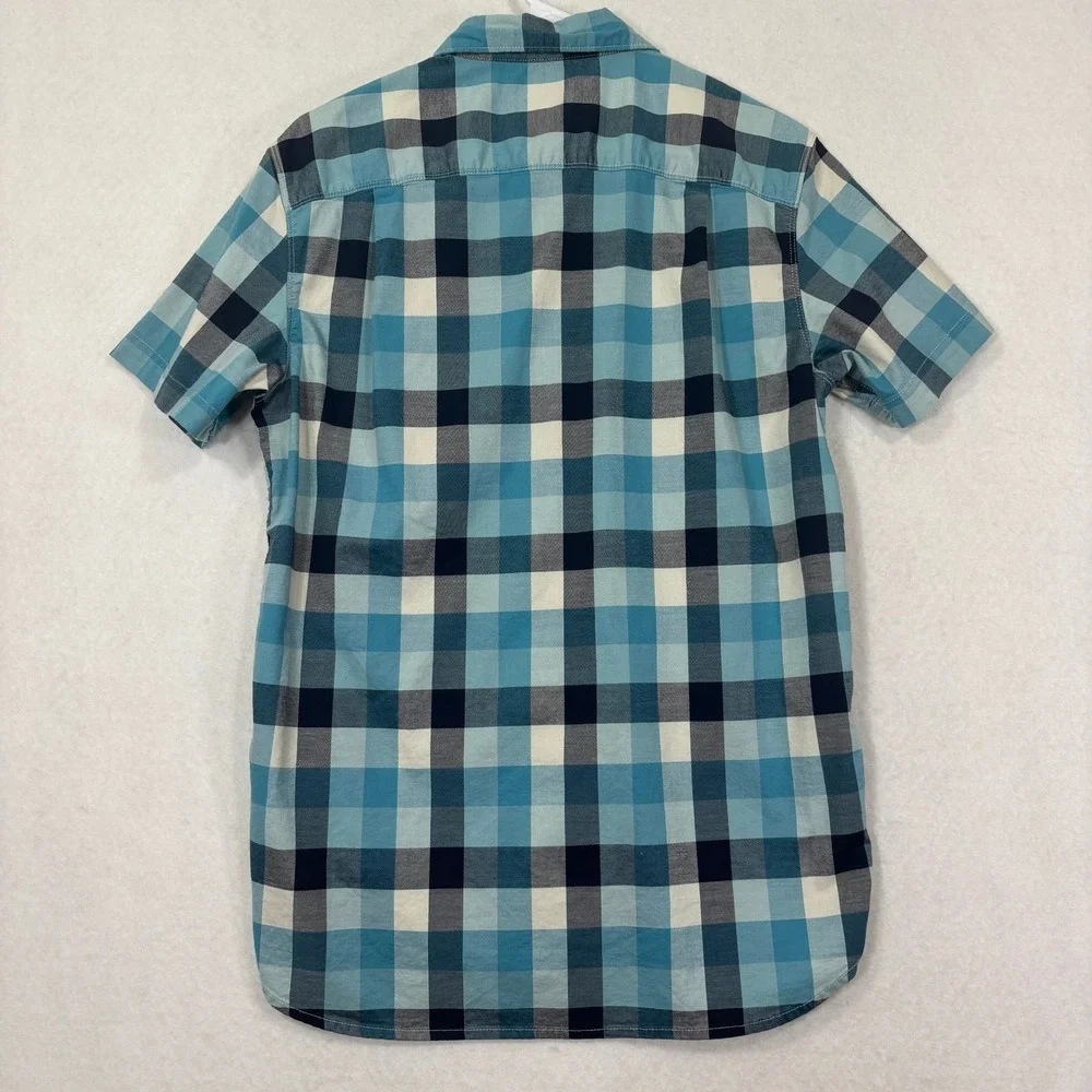 The‎ North Face Mens Button Down Shirt M Plaid Short Sleeve Outdoor